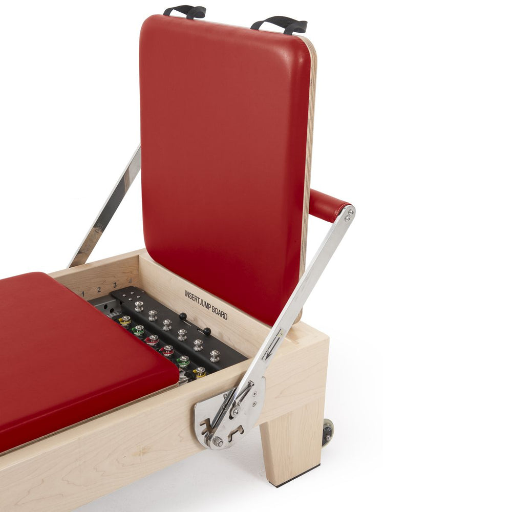 Elina Pilates Elite Reformer With Tower Red