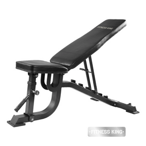FitnessKing Adjustable Bench Halterbank in zwart