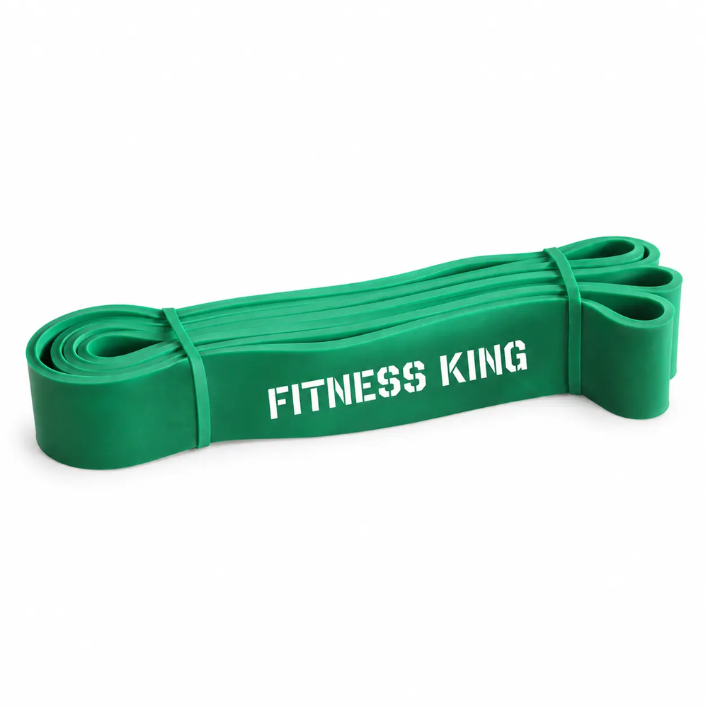FitnessKing Power Band Heavy - groene weerstandsband met gesloten lus