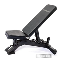 FitnessKing Professional Adjustable Bench Halterbank in zwart