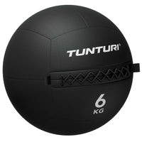 Tunturi Platinum Wall ball 6 kg in zwart
