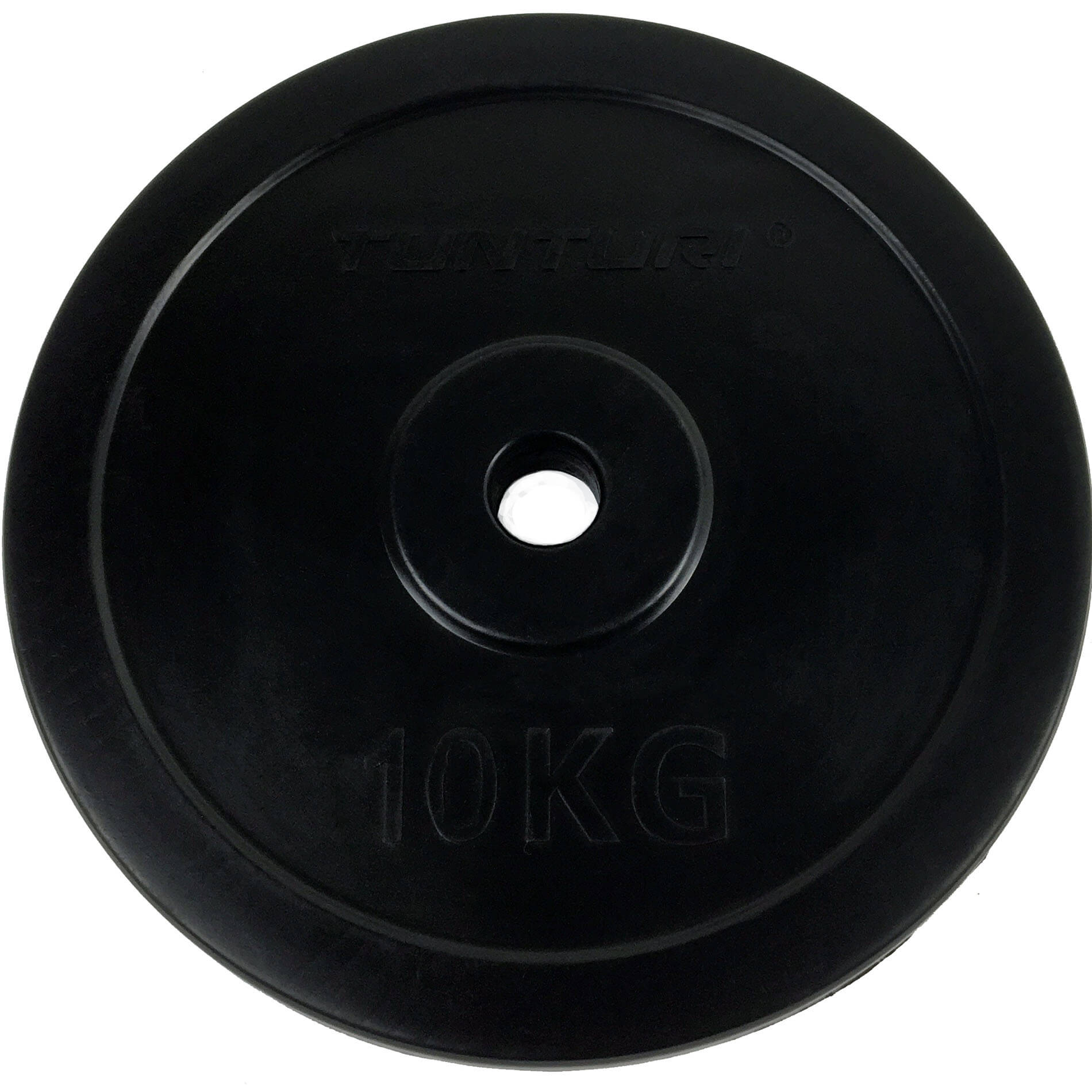 Halterschijf - Tunturi Rubber Plates -Ø 30 mm 10 kg