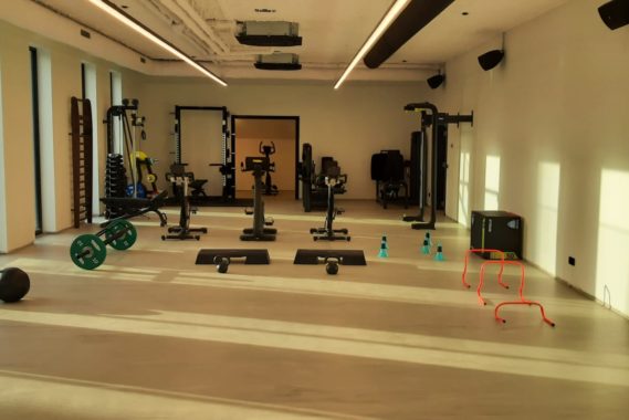 Fitnessruimte voor sportclubs
