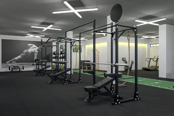 Fitnessruimte voor personal trainers