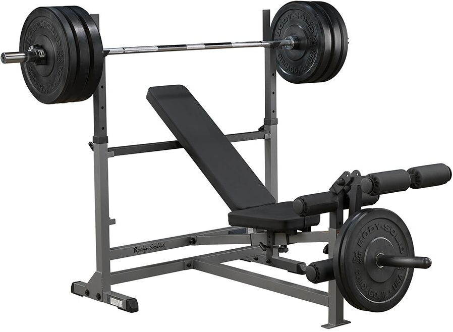 Trainingsbank - Body-Solid GDIB 46L Combo Olympic - Flat Incline Decline Bench