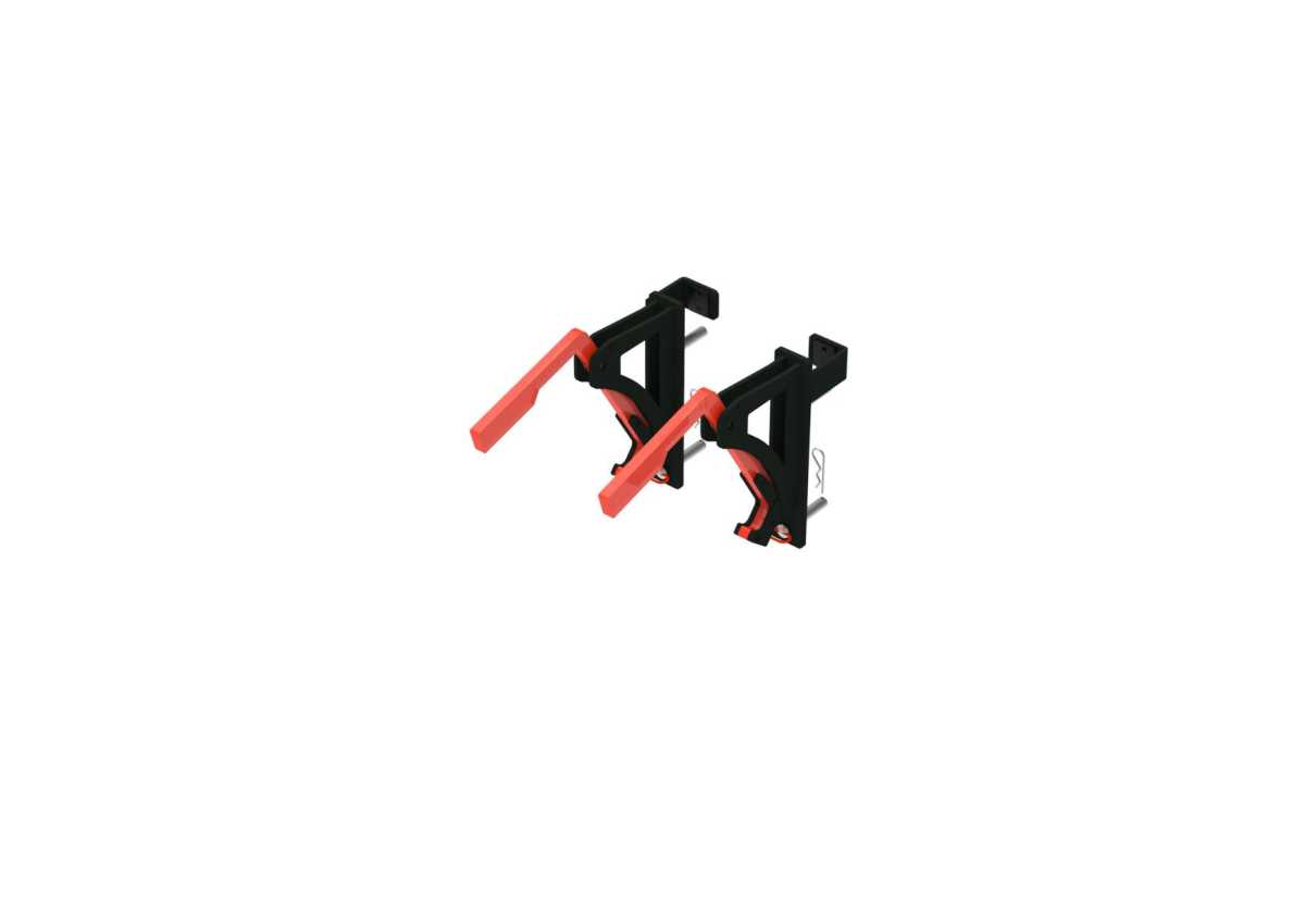 Monolift attachment pair zwart & rood